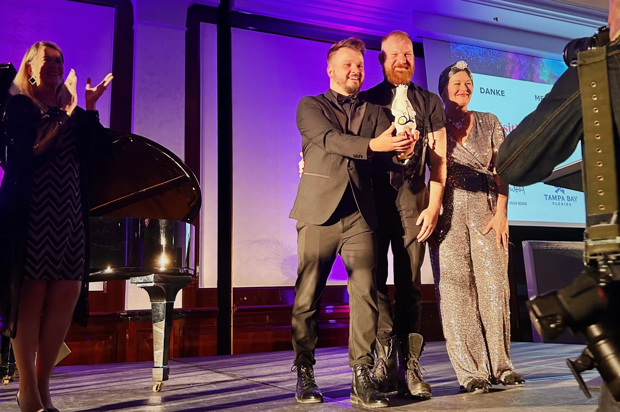 “Couple of Men” receiving the ITB LGBTQ+ Pioneer Award 2023 in Berlin