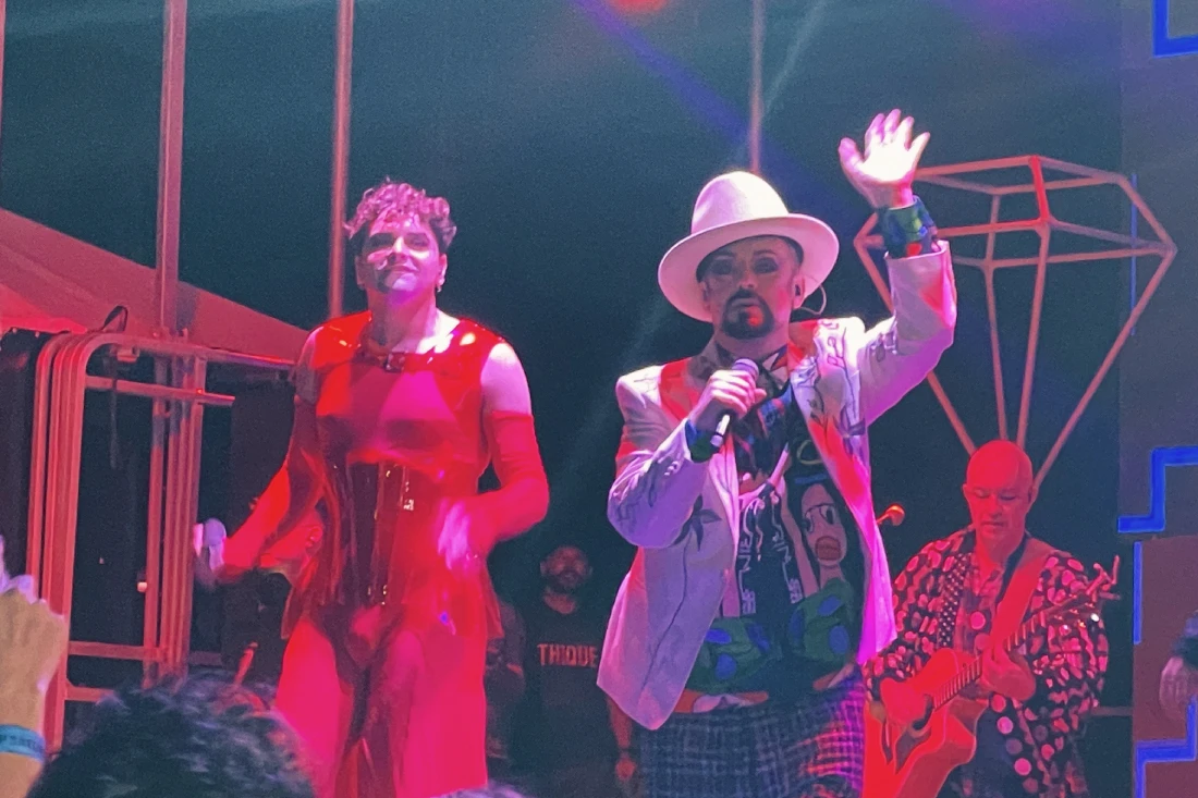 Boy George at Pride of the Americas in Fort Lauderdale 2023 © Coupleofmen.com