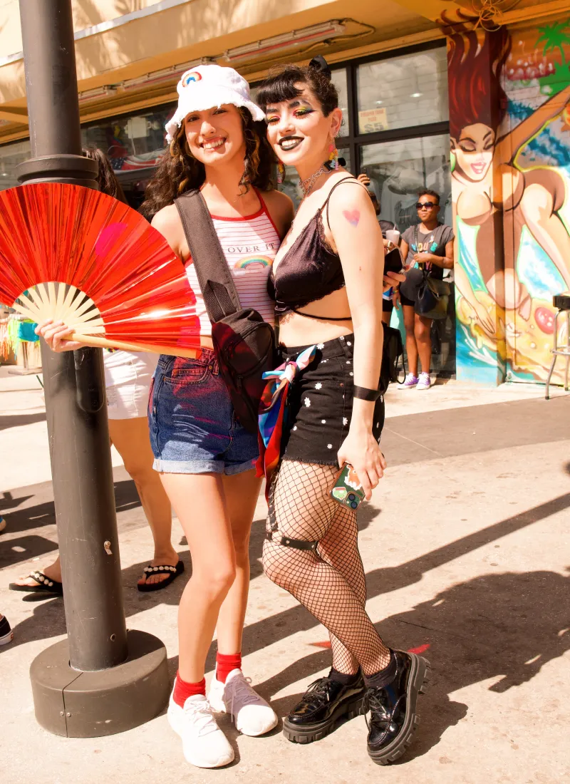 Lesbian visitors at Pride Fort Lauderdale 2023 © Coupleofmen.com