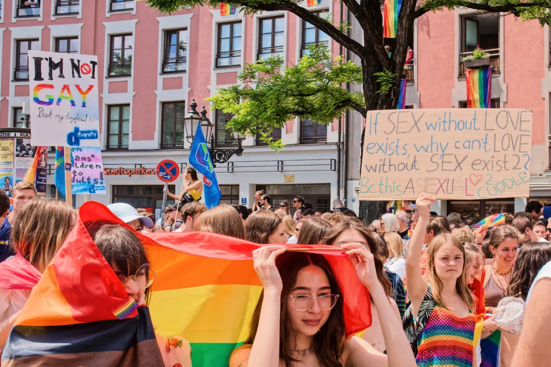 Munich, Germany. 15th July, 2017. Pride car. Today the Pride (Christopher  Street Day) took place in Munich. Several political and queer groups such  as some corporations organized it and participated. Credit: Alexander