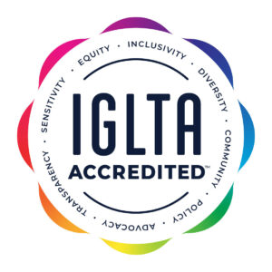 Look out for accommodations with this logo © IGLTA