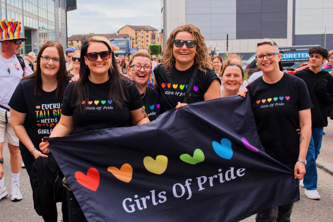 Girls of Pride at Glasgow Pride 2024 © Coupleofmen.com