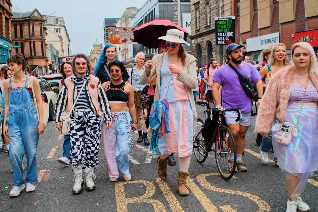 Glasgow Pride was more than so many others, a protest march for equality © Coupleofmen.com