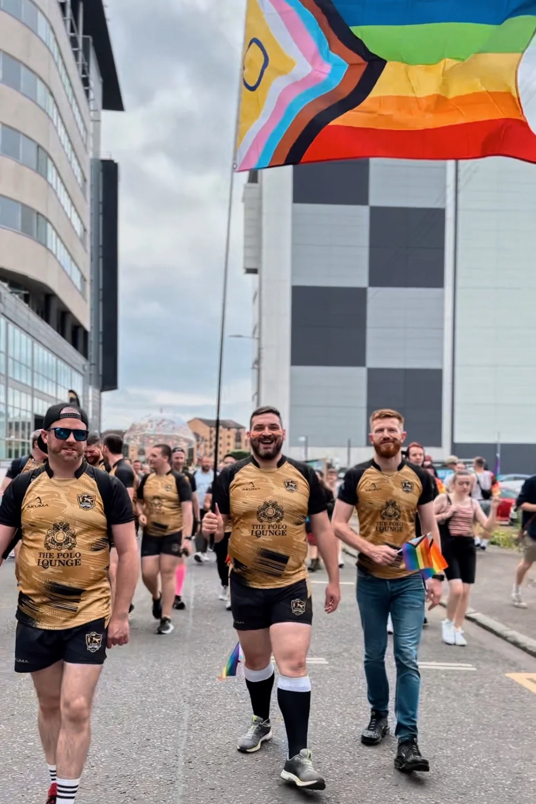 Members of the Glasgow Raptors RFC - Glasgow's LGBT+ inclusive rugby club © Coupleofmen.com