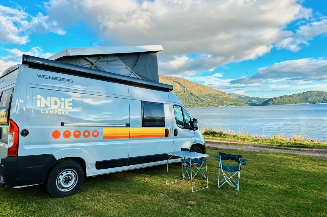 Road Trip Scottish Highlands Camping with "Loch-view" in Onich at Loch Linnhe © Coupleofmen.com