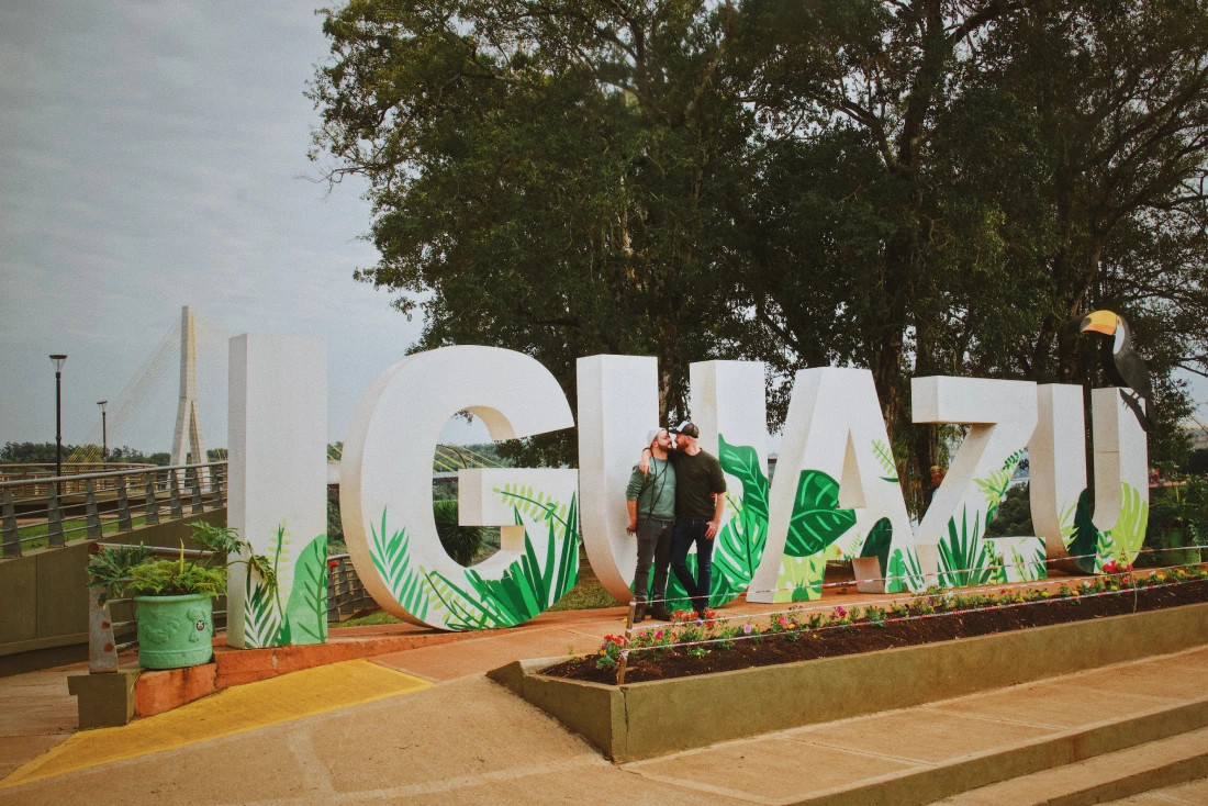 Our gay couple adventure at the Iguazu Falls - in Argentina and Brazil © Coupleofmen.com