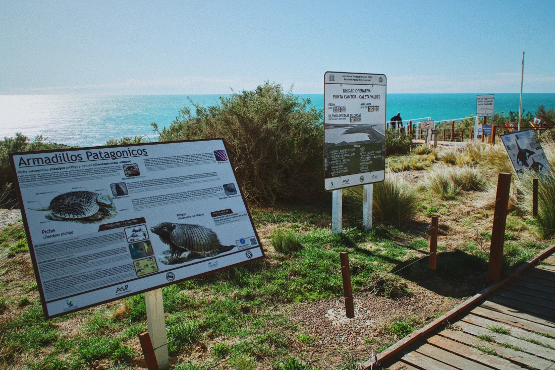Info boards at the look out point at the beach © Coupleofmen.com