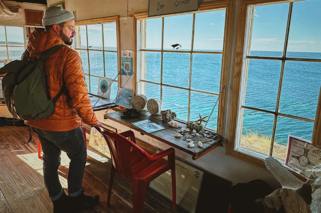 Karl at the Punta Flechas Observatory – Puerto Madryn and the magic of whale watching