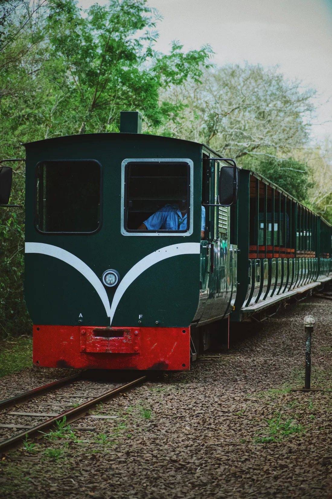 Park train at Iguazu Falls National Park in Argentina © Coupleofmen.com