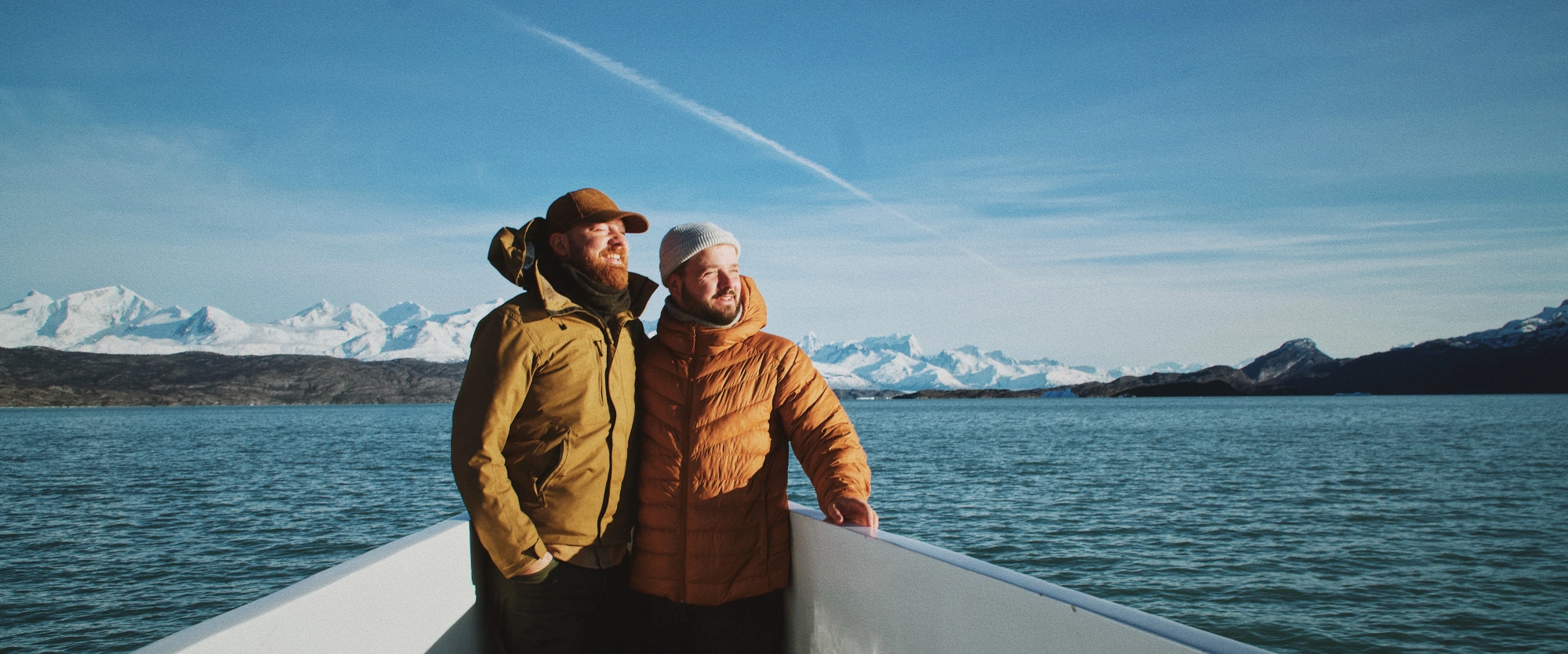As a gay couple, exploring Tierra de Glaciares—the land of glaciers in Southern Patagonia © Coupleofmen.com El Calafate gay travel