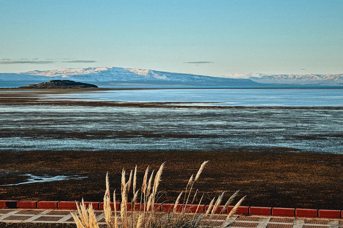 Spring view of Lagos Argentino from our hotel room © Coupleofmen.com