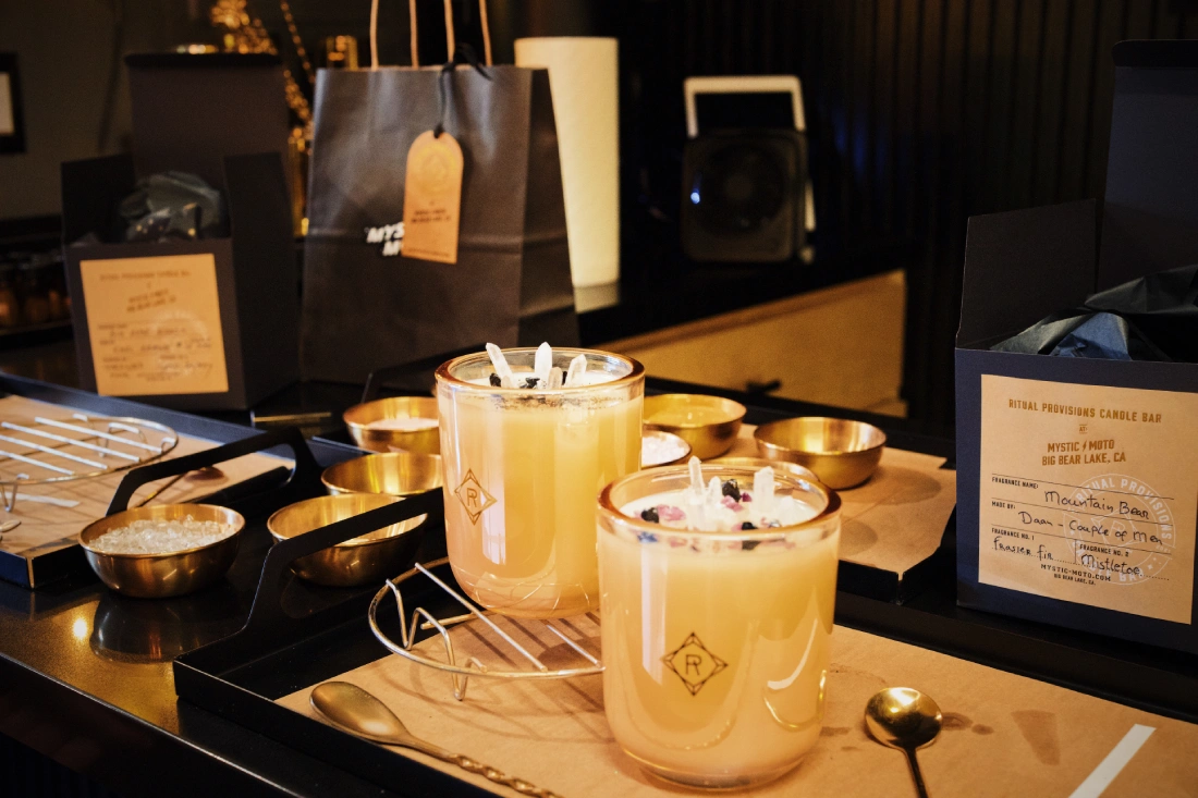 Unsere Mystic Moto Kerzen für unseren romantischen Tage