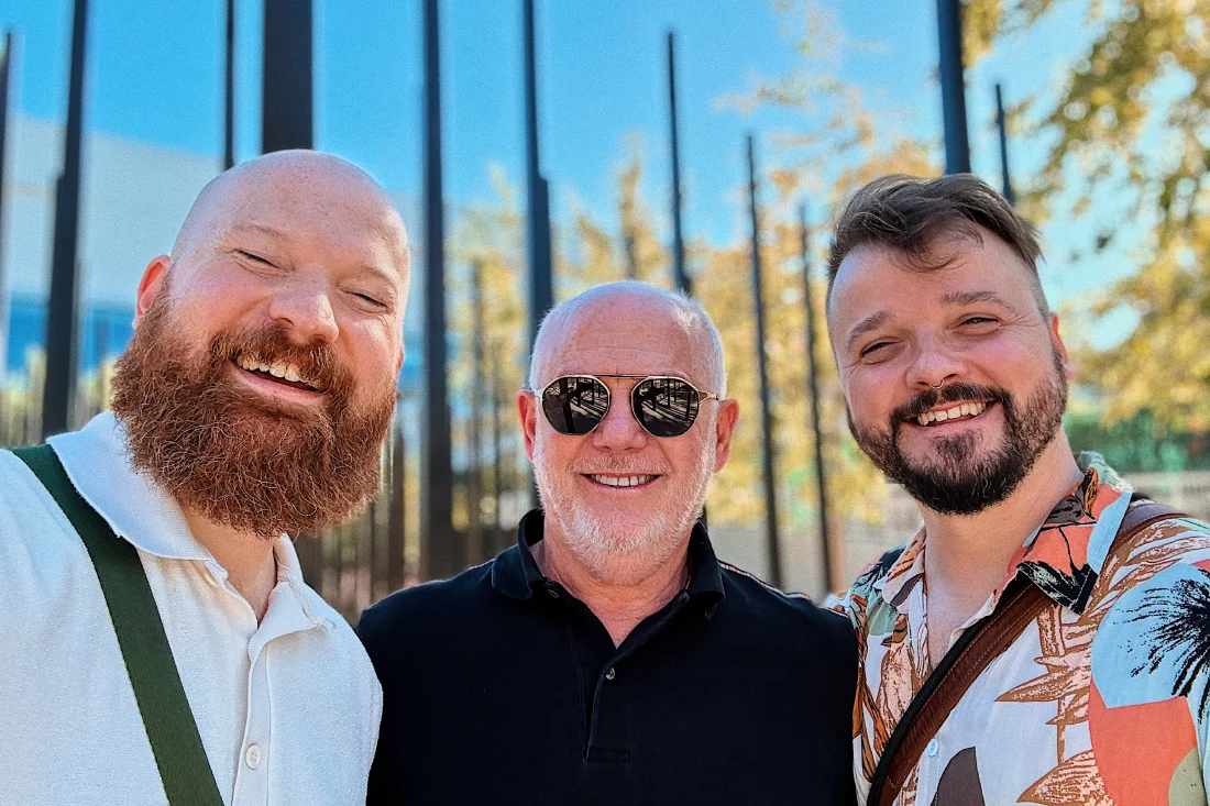 Meeting Mark Lehman, one of the main supporters behind the new AIDS Monument in West Hollywood © Coupleofmen.com | West Hollywood LGBTQ+ travel guide