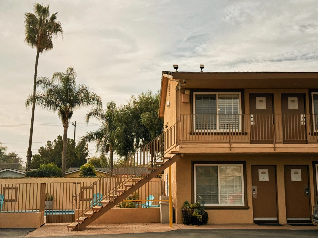 Unser Eckzimmer im Hotel 414 in Anaheim © Coupleofmen.com