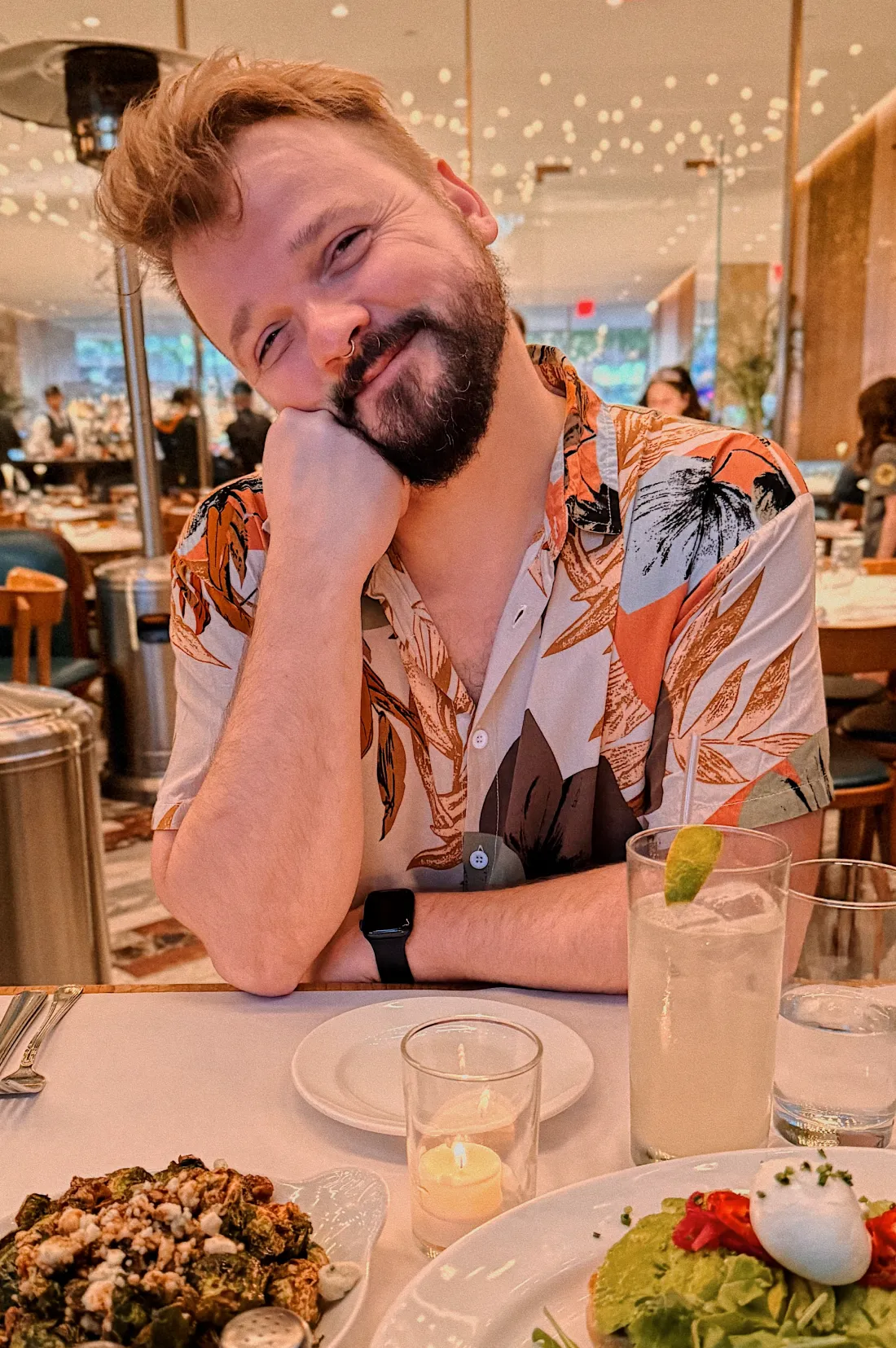 Tired but hungry: dinner at Bottega Louie West Hollywood after arriving in California