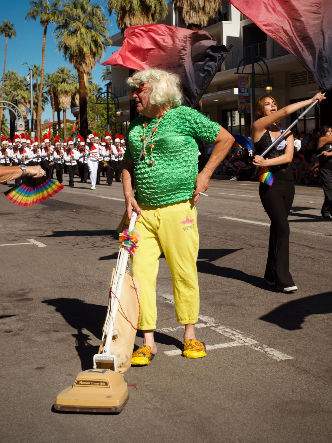 Being who you are, cleaning the way for the Palm Springs Pride Parade © Coupleofmen.com