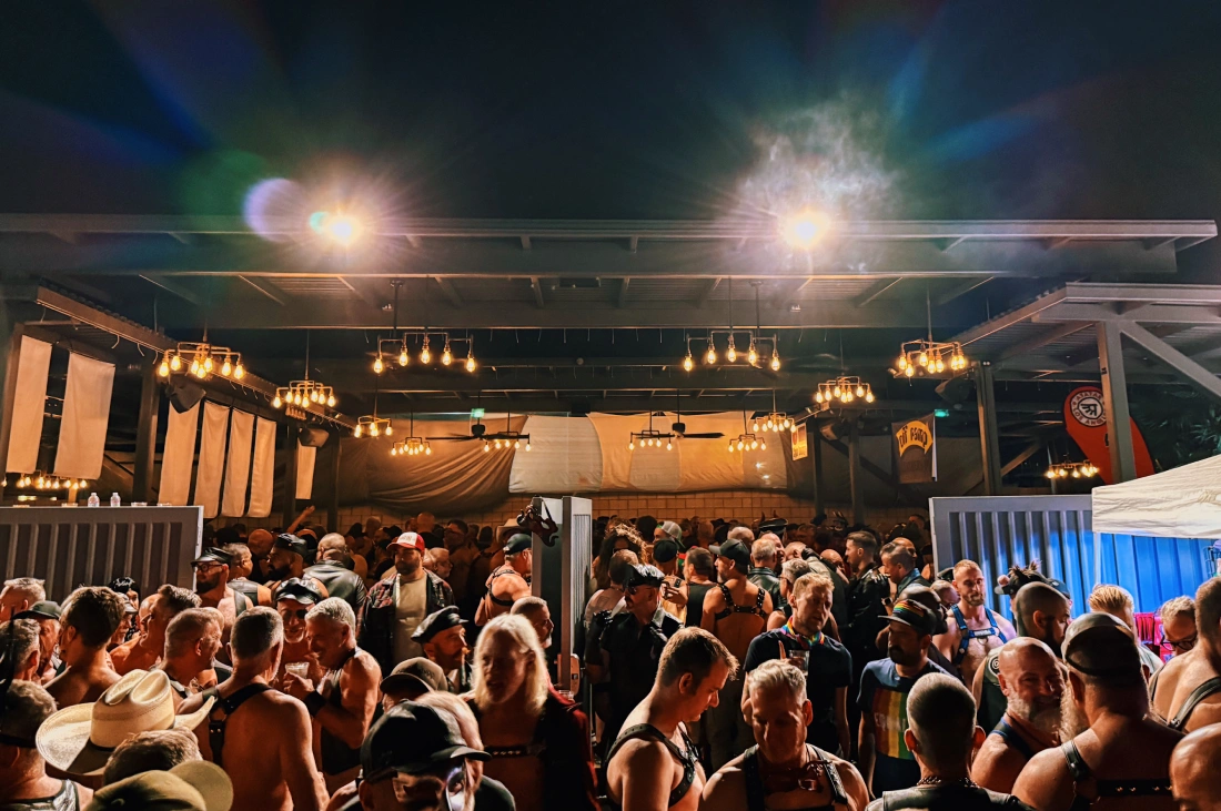 Leather Pride at Tool Shed in Palm Springs © Coupleofmen.com