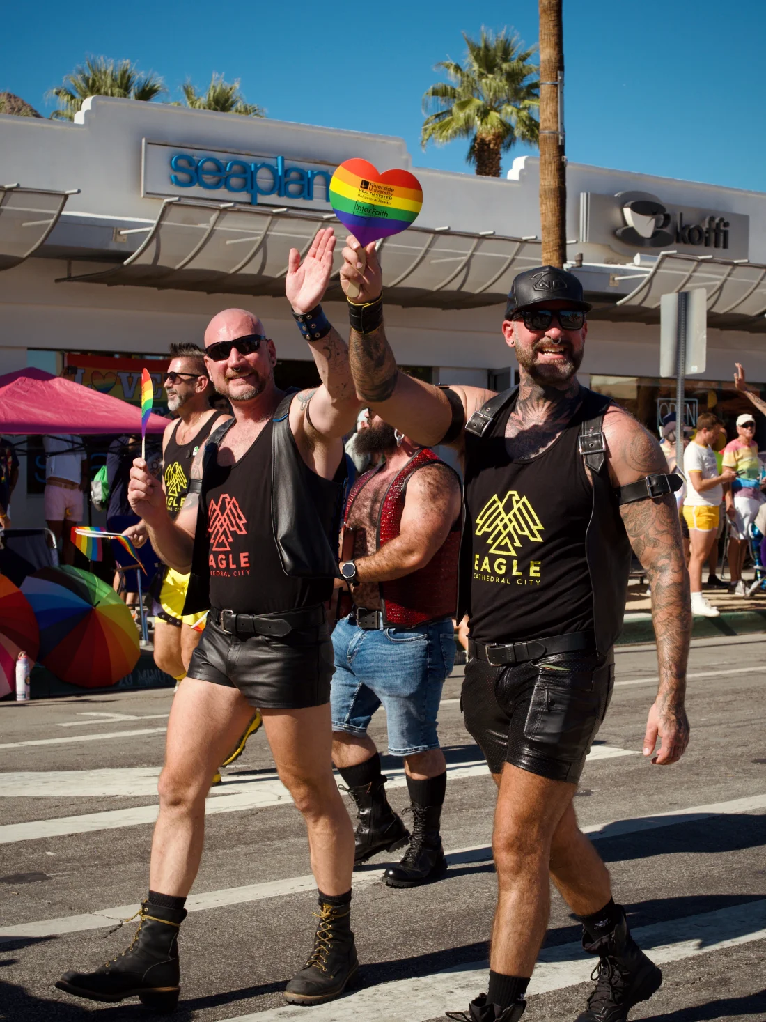 New Gay Place in Greater Palm Springs: Eagle Cathedral City © Coupleofmen.com