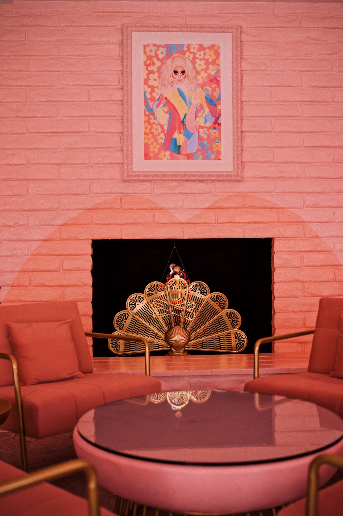 Lounge at Barbara Bar with iconic Trixie Mattel picture &copy; Coupleofmen.com