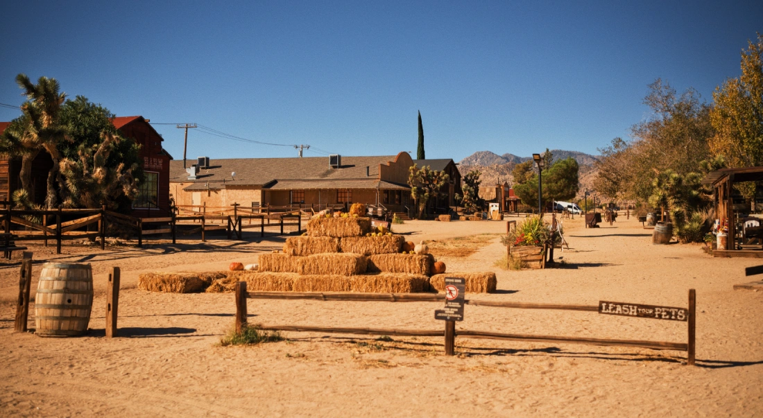 View of Mane Street in Pioneertown, California © Coupleofmen.com