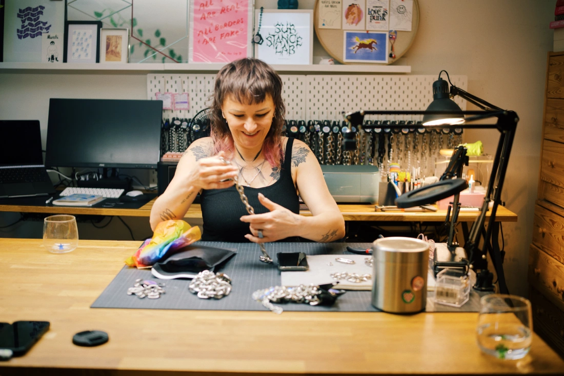 At the workshop of Substance Lab in Amsterdam © Coupleofmen.com