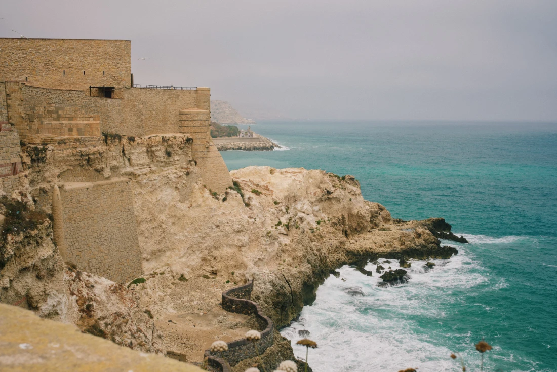 Coast line along the Citadel of Melilla &copy; Coupleofmen.com