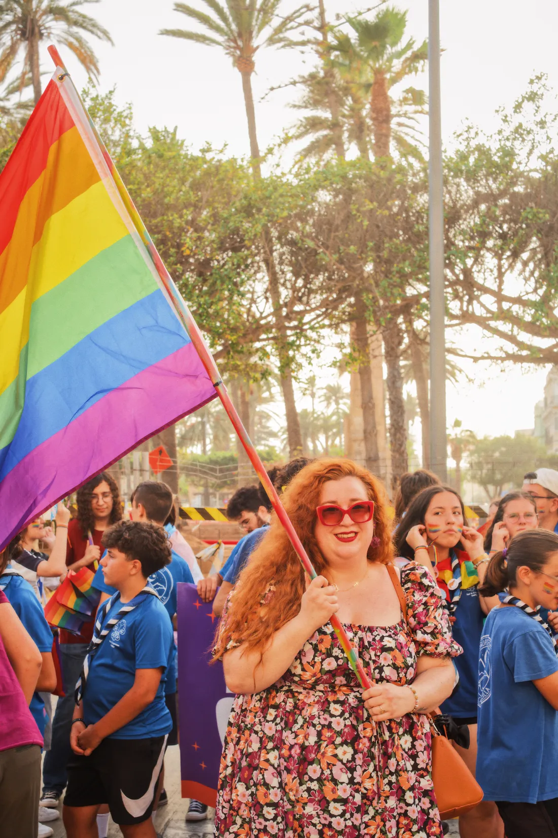 Lokaler Unterst&uuml;tzer des North Africa Pride in Melilla, der eigens aus D&auml;nemark nach Hause gekommen ist &copy; Coupleofmen.com