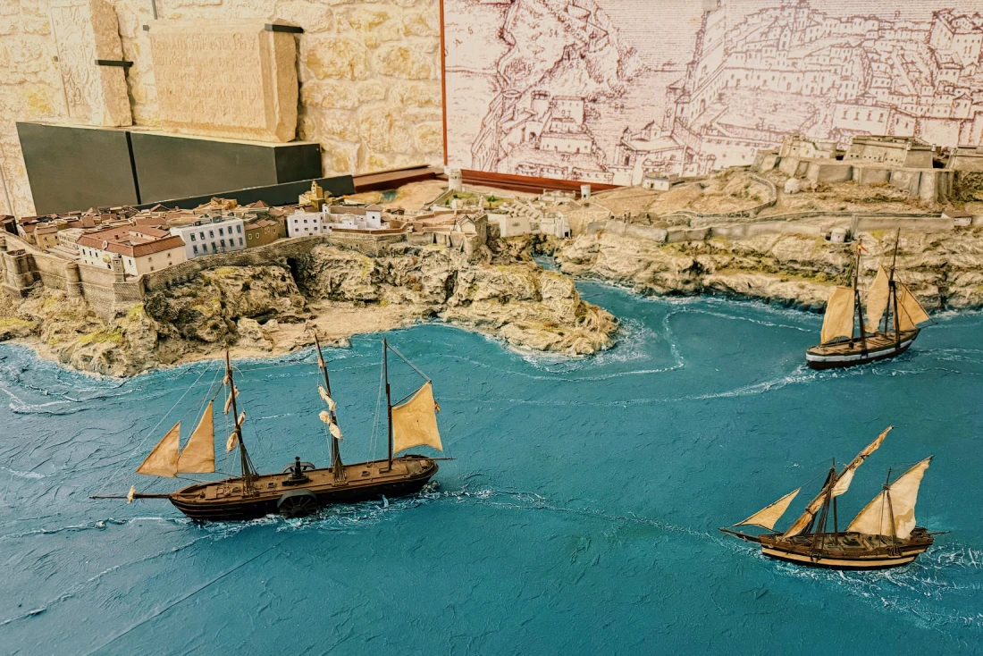 Melilla as a miniature island in the citadel museum &copy; Coupleofmen.com