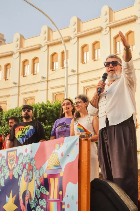 Rafael Calatrava is a queer activist and president of the local Melilla organization AMLEGA - Asociación Melillense de Gays, Lesbianas, Bisexuales y Transexuales &copy; Coupleofmen.com