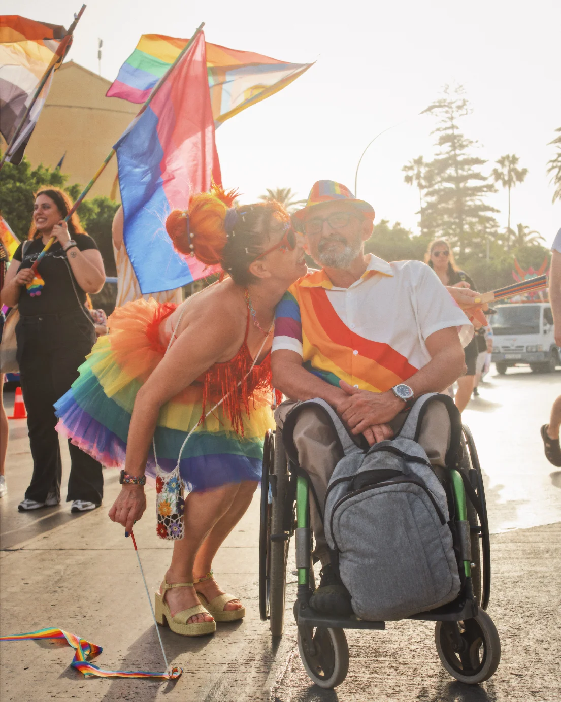 Unterst&uuml;tzung von Vielfalt und Barrierefreiheit beim North Africa Pride in Melilla &copy; Coupleofmen.com