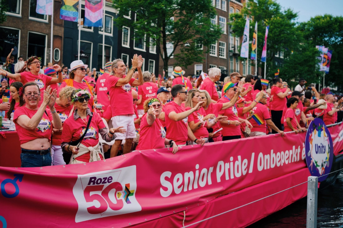 Canal Boat for Senior Pride for the Roze 50+ Community &copy; Coupleofmen.com