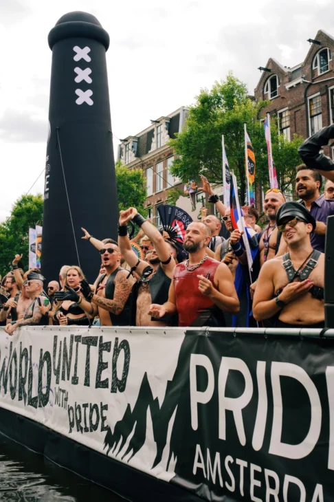Fetish Pride Boat Canal Parade WorldPride Amsterdam &copy; Coupleofmen.com