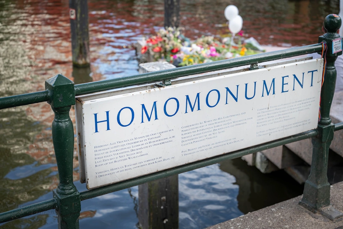 Homomonument the place to be together of queer community in Amsterdam