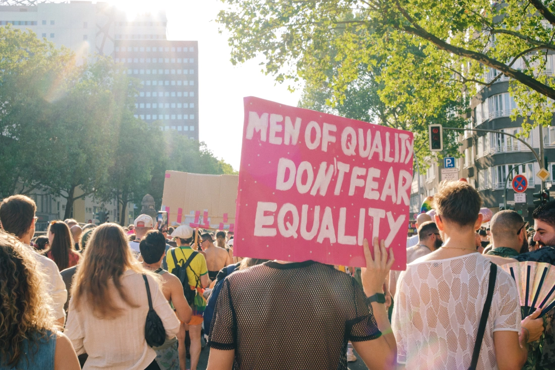 Men of Quality don't fear Equality: Statement at CSD Berlin demonstration