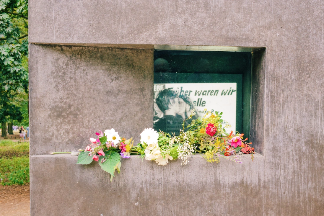 Our photo of the Memorial to the Persecuted Homosexuals under National Socialism in Berlin, Germany
