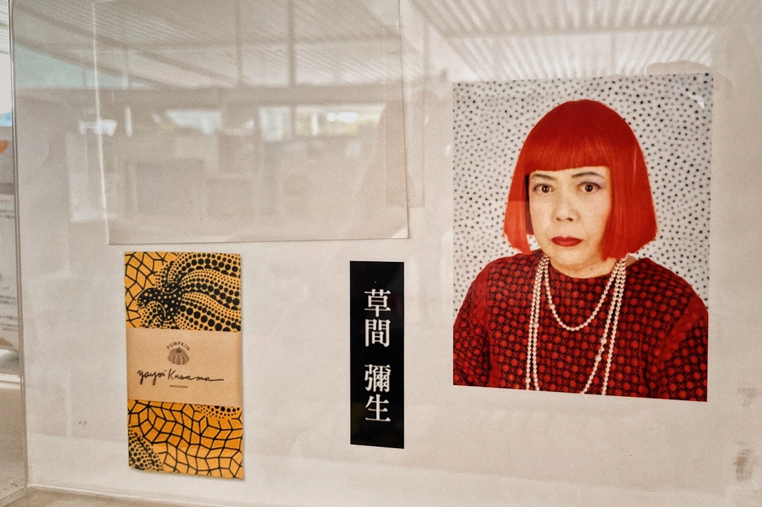 Photo of extraordinary artist Yayoi Kusama