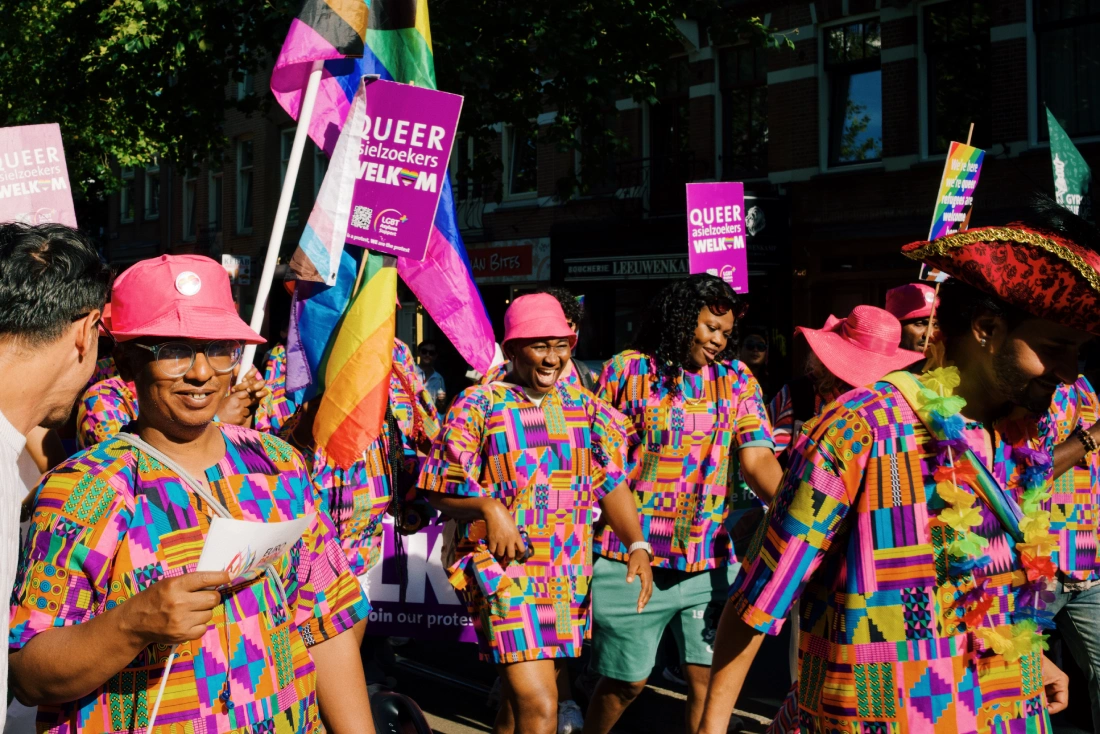 Queer Asylum Seekers Welcome Group at World Pride March © Coupleofmen.com