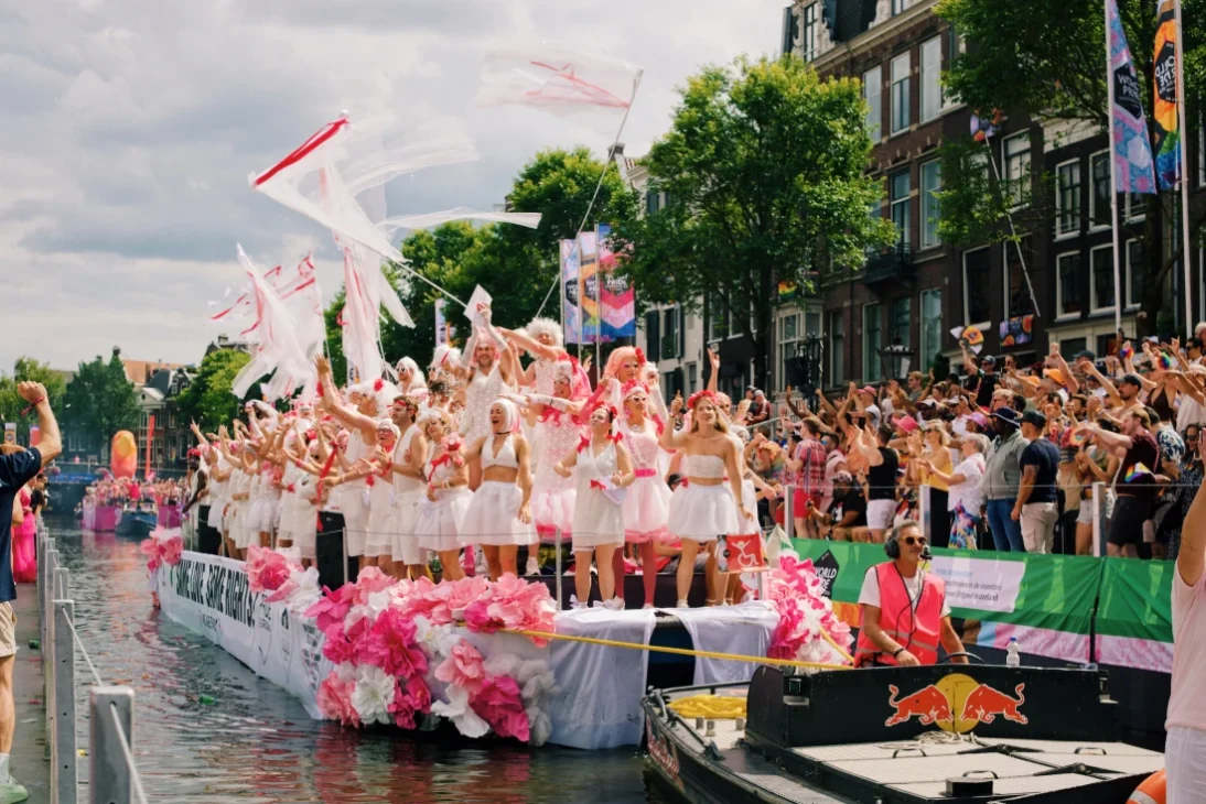 Same Love, same rights boat at the Canal Parade in Amsterdam &copy; Coupleofmen.com