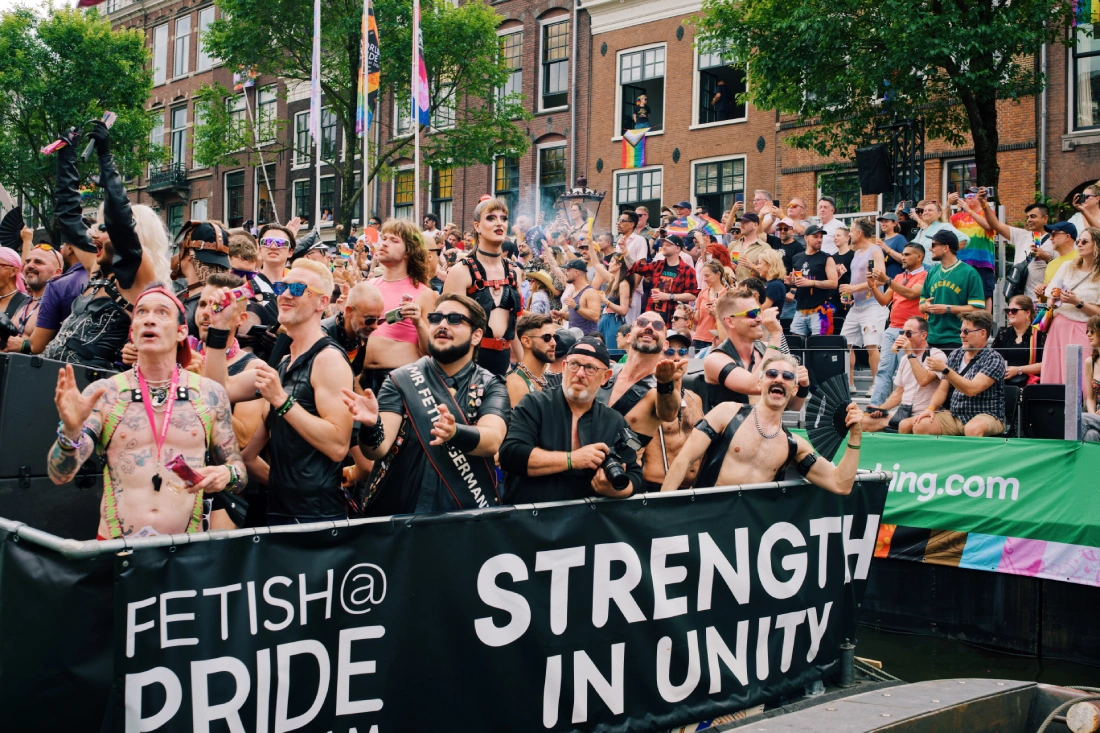 Strength in Unity - Fetish @ Pride Boat &copy; Coupleofmen.com