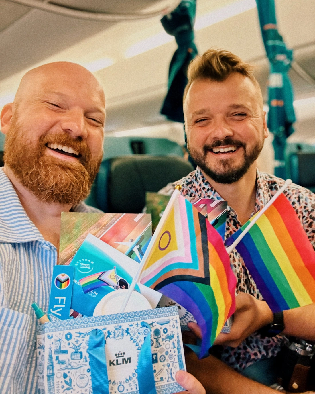 Surprise upgrade and Pride flight present