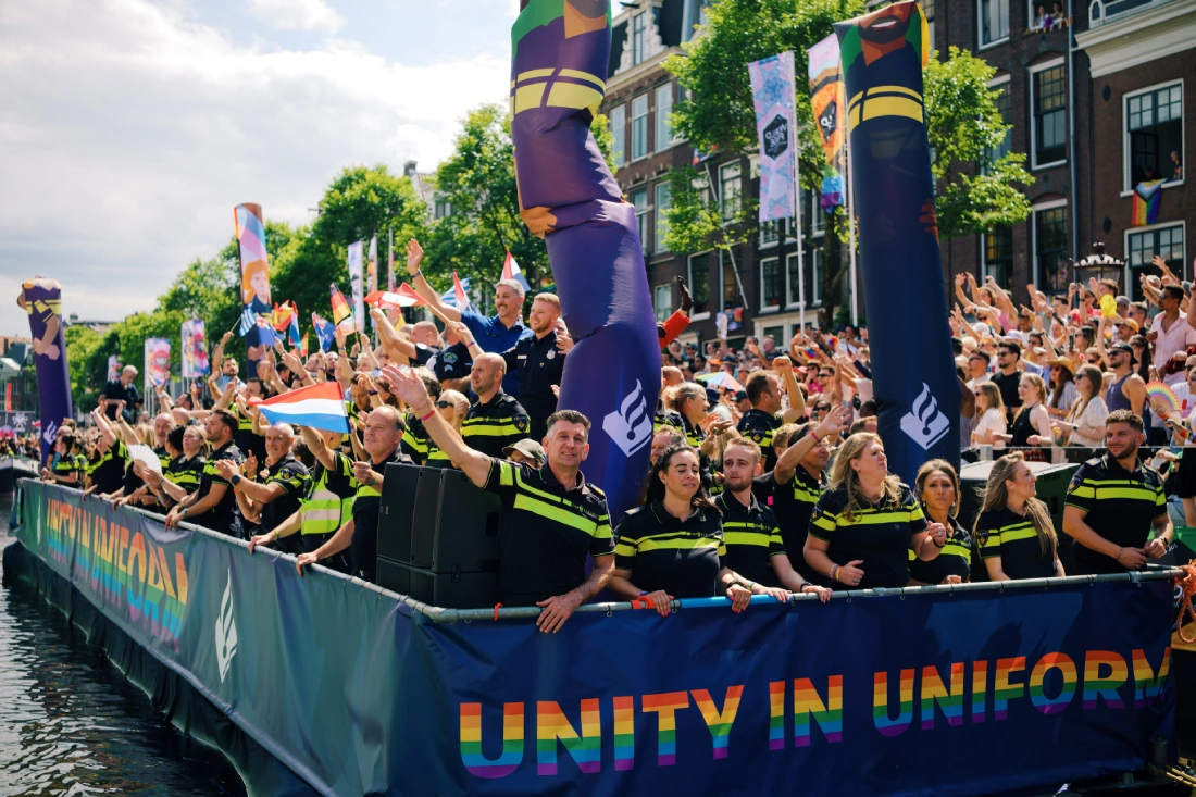 Unity in Uniform - Dutch Police standing up LGBTQ+ Rights &copy; Coupleofmen.com