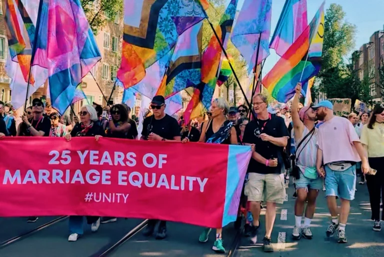 WorldPride March Amsterdam 2026: Why We Marched for Love and Human Rights &copy; Coupleofmen.com